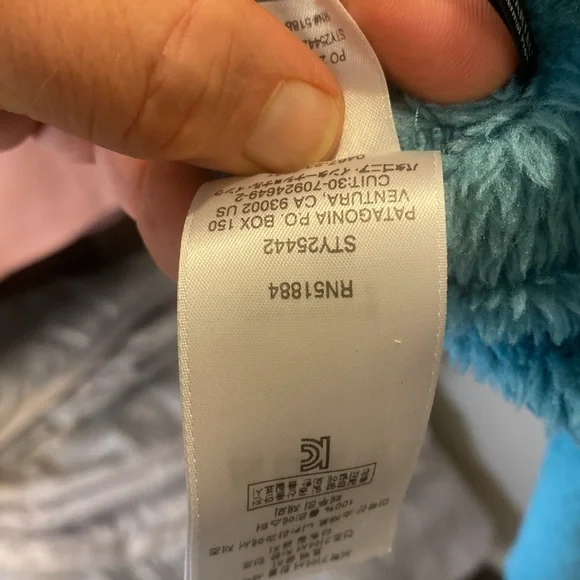 Patagonia Teal Fleece Jacket Medium - Picture 8 of 13